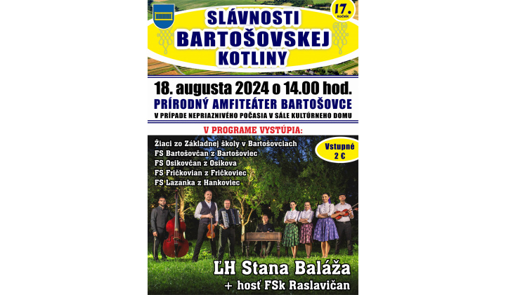 Slávnosti Bartošovskej kotliny